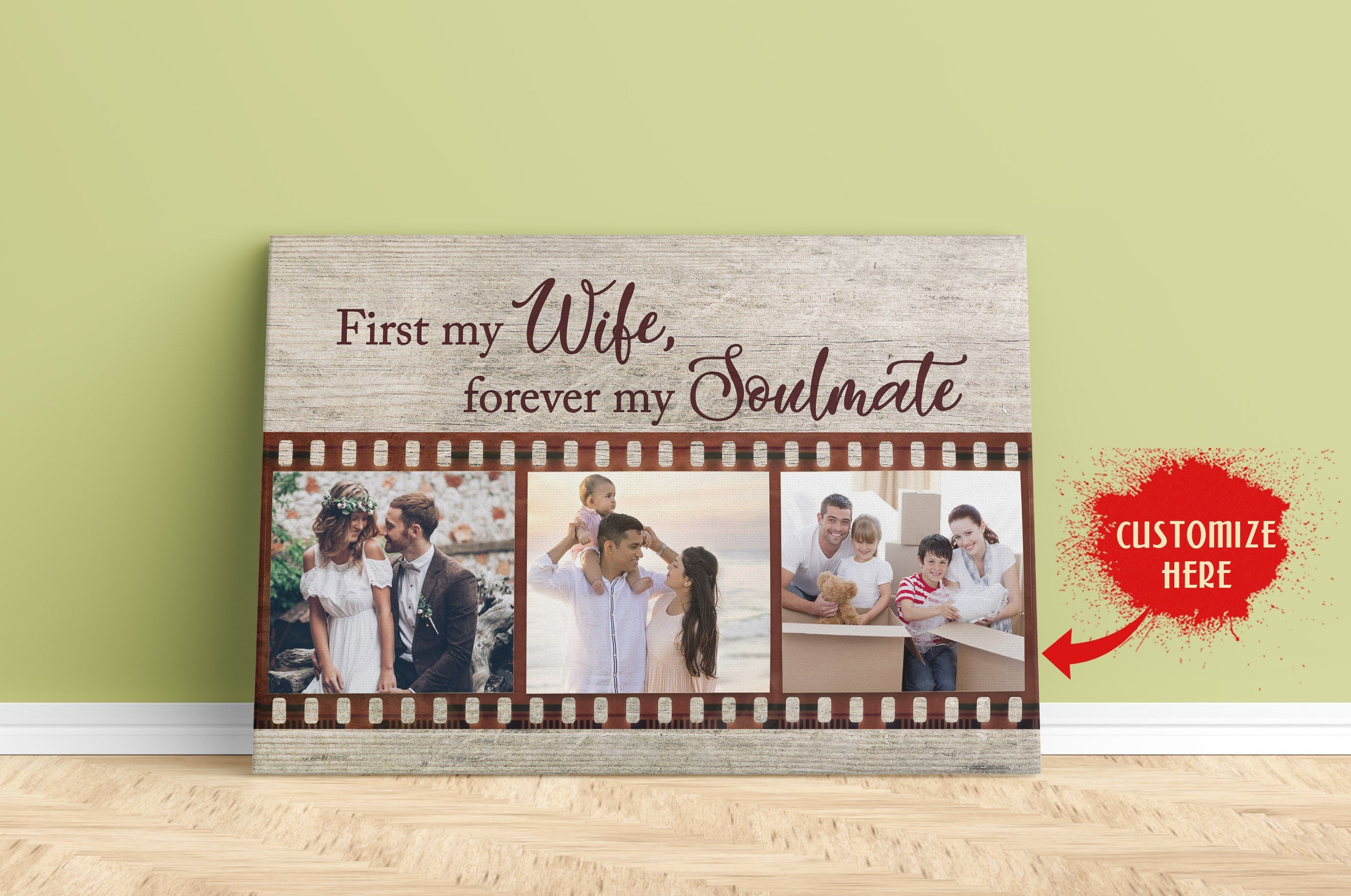 Personalized Wedding Anniversary Canvas First My Wife Forever My Soulmate Custom Meaningful Gift For Wife Gift For Her On Valentine S Day 3 U98cxv 3 Personalized Wedding Anniversary Canvas First My Wife Forever My Soulmate, Custom Meaningful Gift For Wife, Gift For Her On Valentine'S Day