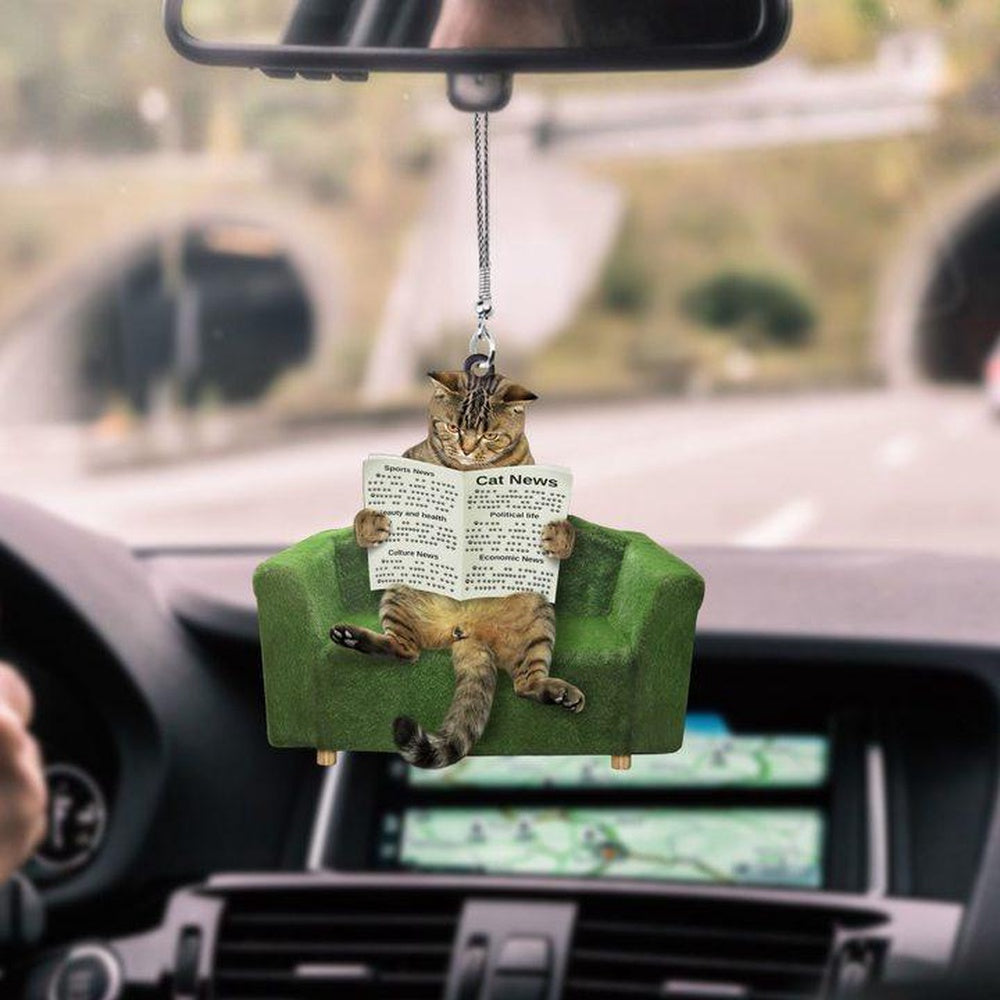 Seasonal Cat Hanging Ornament Ideas For Year-Round Decor, Cat Ornament Car Decor, Car Ornaments