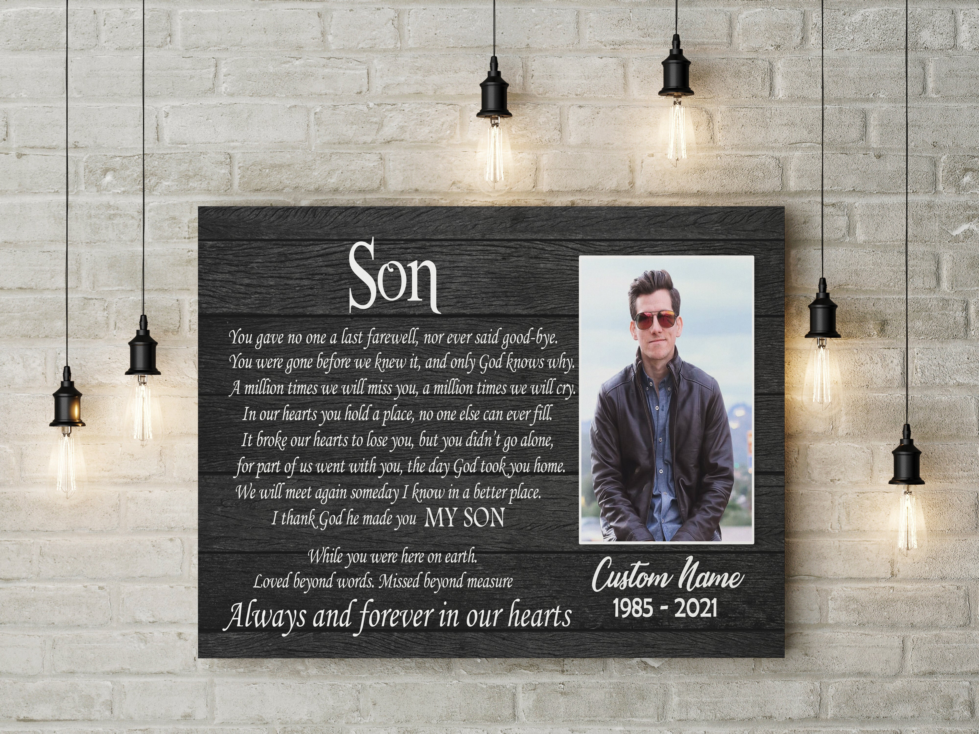 Son Memorial Canvas Personalized Son Memorial Gift Sympathy Gift For Loss Son Son Remembrance Keepsake Custom Canvas Print 2 K2qoei 3 Son Memorial Canvas Personalized Son Memorial Gift, Sympathy Gift For Loss Son, Son Remembrance Keepsake, Custom Canvas Print