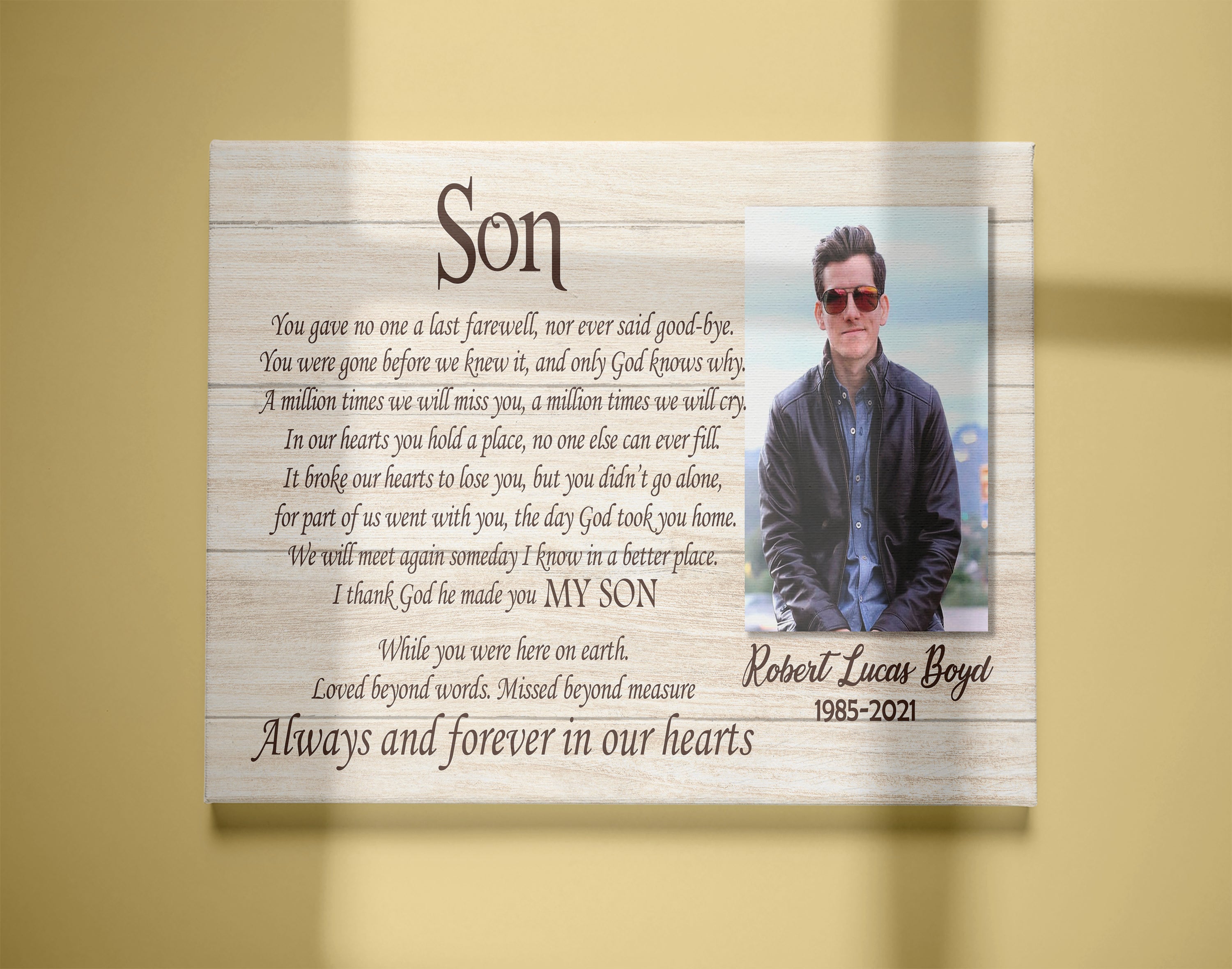 Son Remembrance Canvas Personalized Son Memorial Gift Sympathy Gift For Loss Of Son In Loving Memory Custom Canvas Print 3 Ydeuvv 3 Son Remembrance Canvas, Personalized Son Memorial Gift Sympathy Gift For Loss Of Son In Loving Memory, Custom Canvas Print
