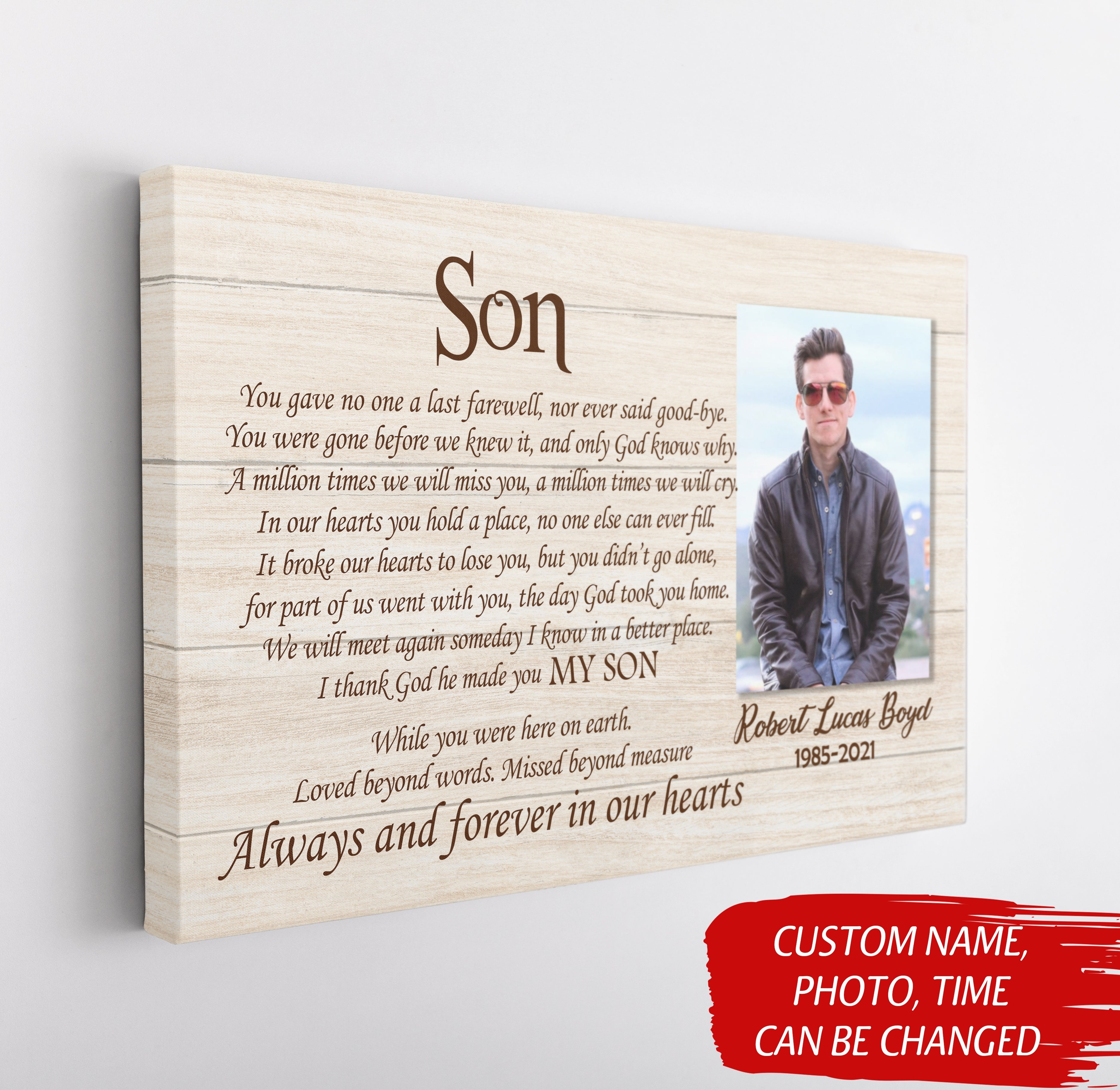 Son Remembrance Canvas Personalized Son Memorial Gift Sympathy Gift For Loss Of Son In Loving Memory Custom Canvas Print 5 Le1lq2 3 Son Remembrance Canvas, Personalized Son Memorial Gift Sympathy Gift For Loss Of Son In Loving Memory, Custom Canvas Print