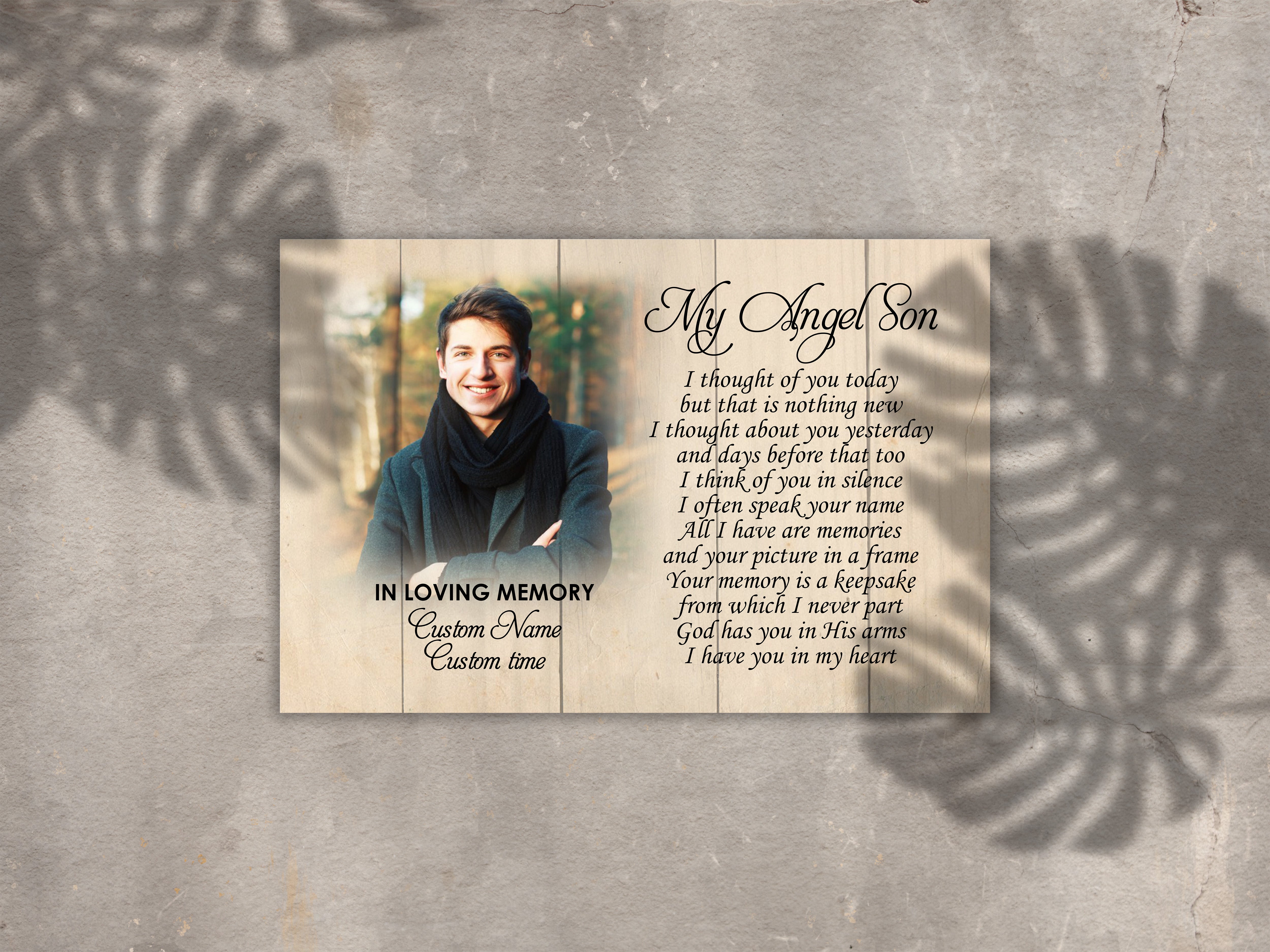 Son Remembrance Personalized Canvas I Thought Of You Today Memorial Gift For Loss Of Son Custom Canvas Print 3 Gvjxwa 3 Son Remembrance Personalized Canvas, I Thought Of You Today Memorial Gift For Loss Of Son, Custom Canvas Print