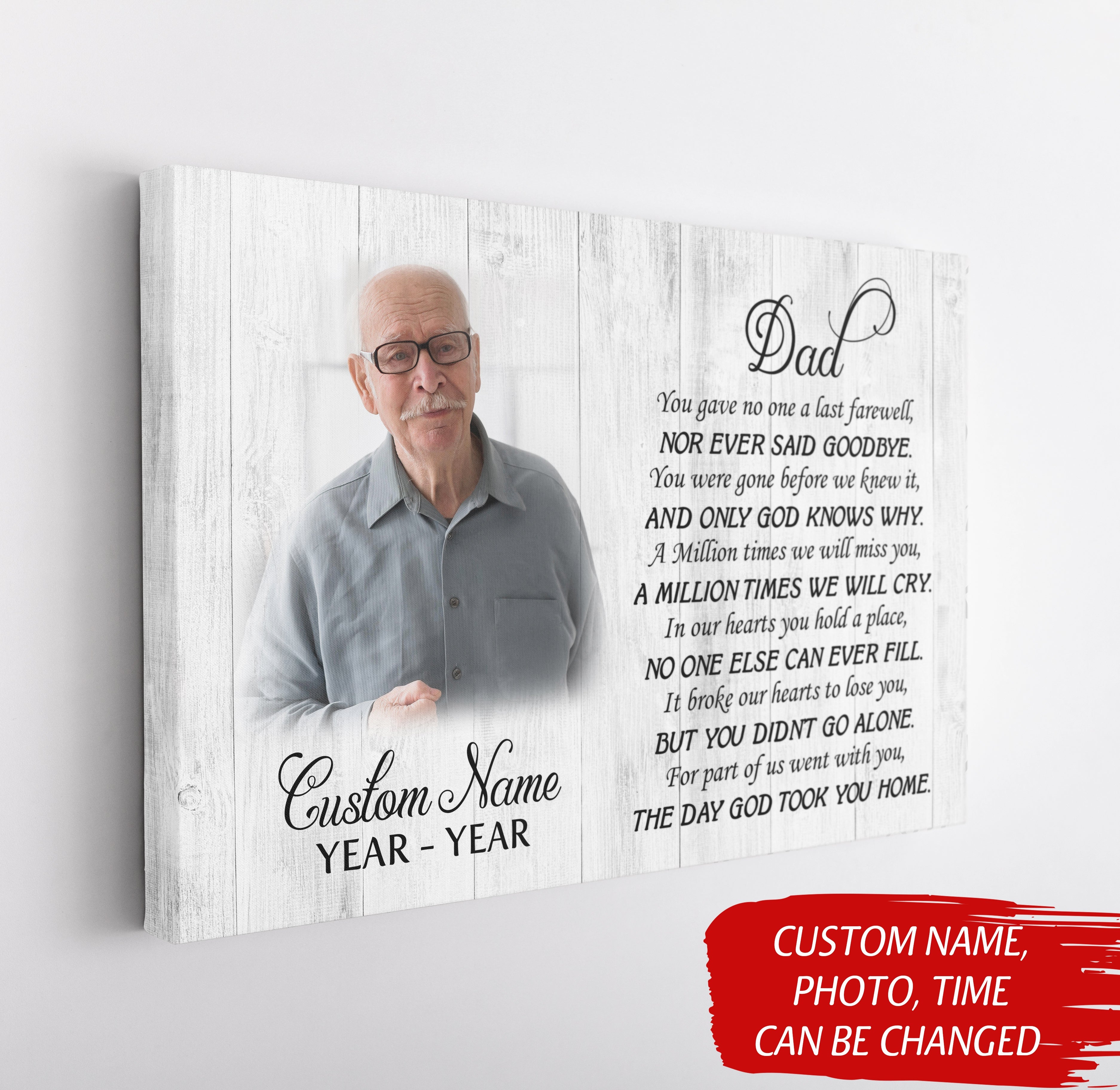 Sympathy Gift For Loss Of Dad, Memorial Bereavement Gifts For Loss Of Father, Remembrance Gifts