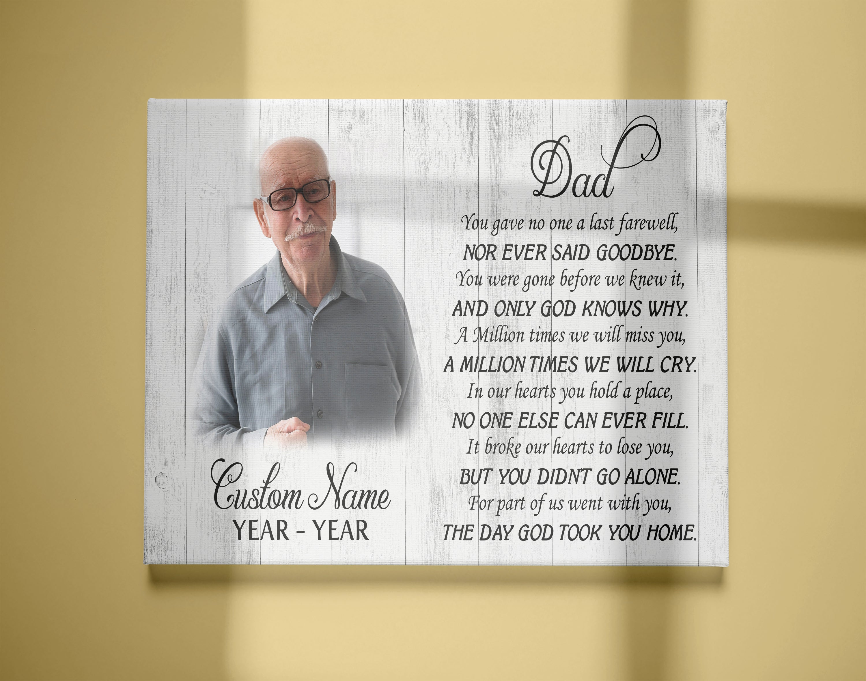 Sympathy Gift For Loss Of Dad, Memorial Bereavement Gifts For Loss Of Father, Remembrance Gifts