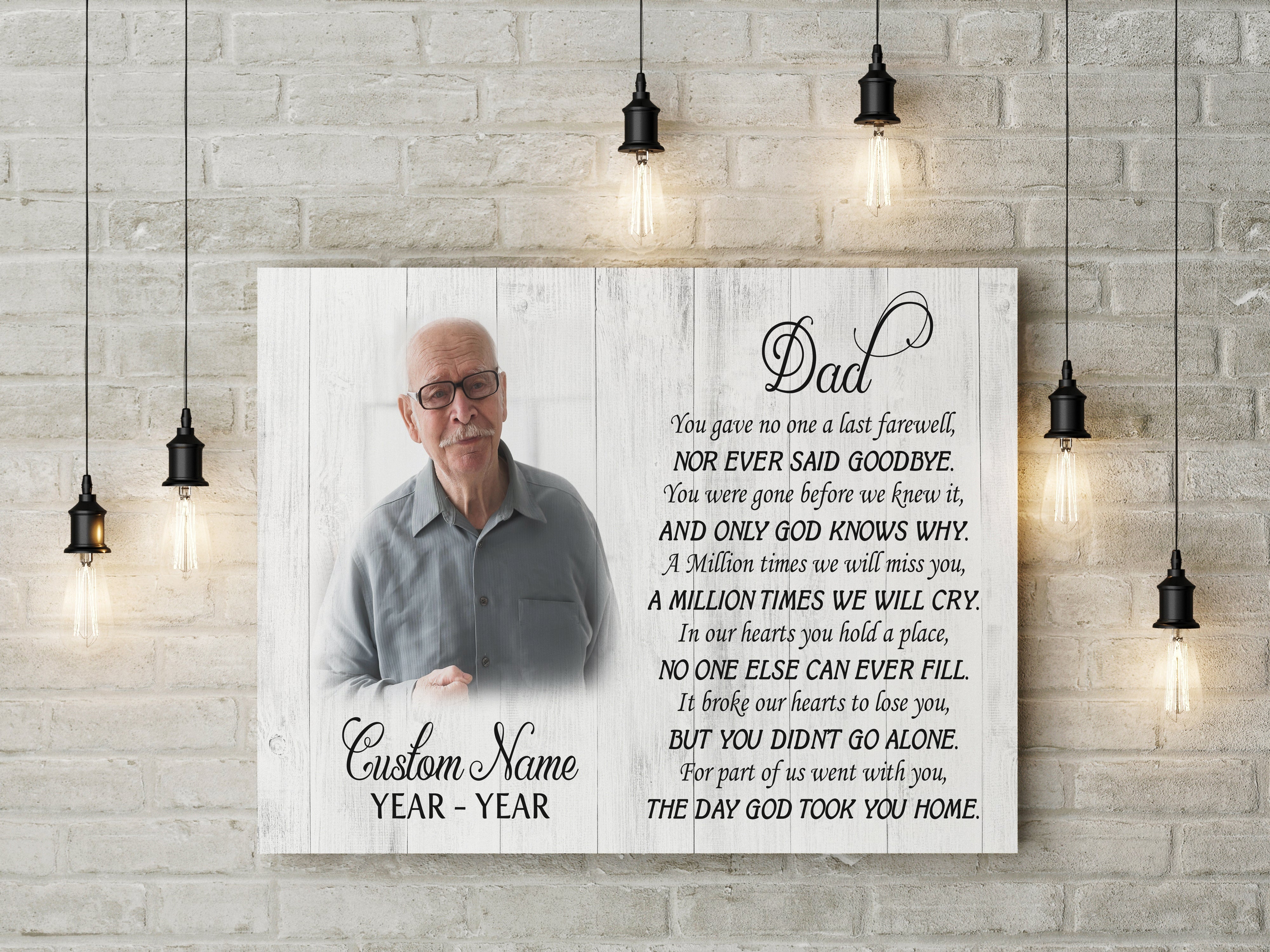 Sympathy Gift For Loss Of Dad, Memorial Bereavement Gifts For Loss Of Father, Remembrance Gifts