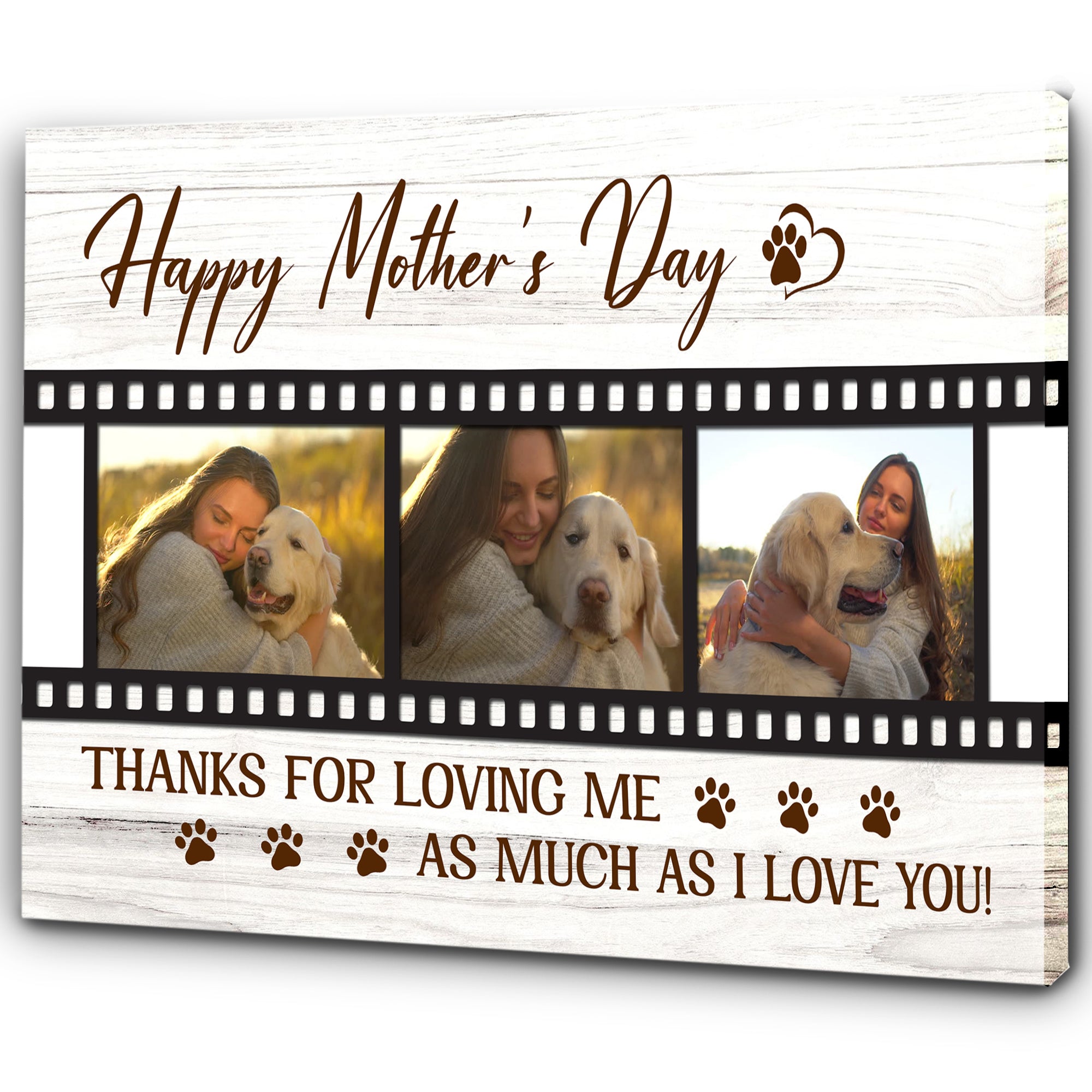 Thanks For Loving Me Custom Dog Photo Collage Canvas Dog Lover Gift For Women Mother S Day Gift 1 Edbo5g Thanks For Loving Me - Custom Dog Photo Collage Canvas Dog Lover Gift For Women Mother'S Day Gift