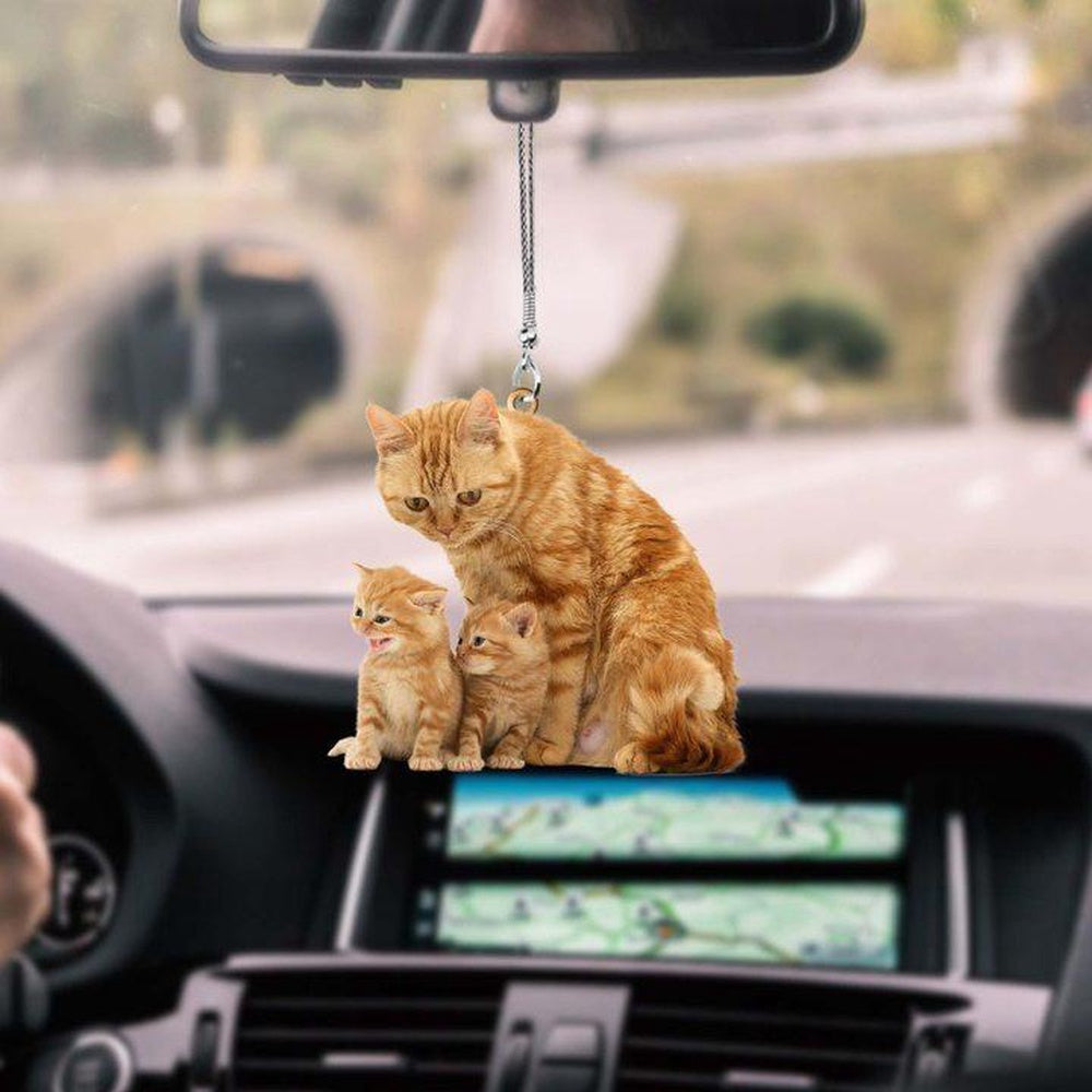 The Best Cat Hanging Ornaments To Decorate Your Car, Cat Ornament Car Decor, Car Ornaments