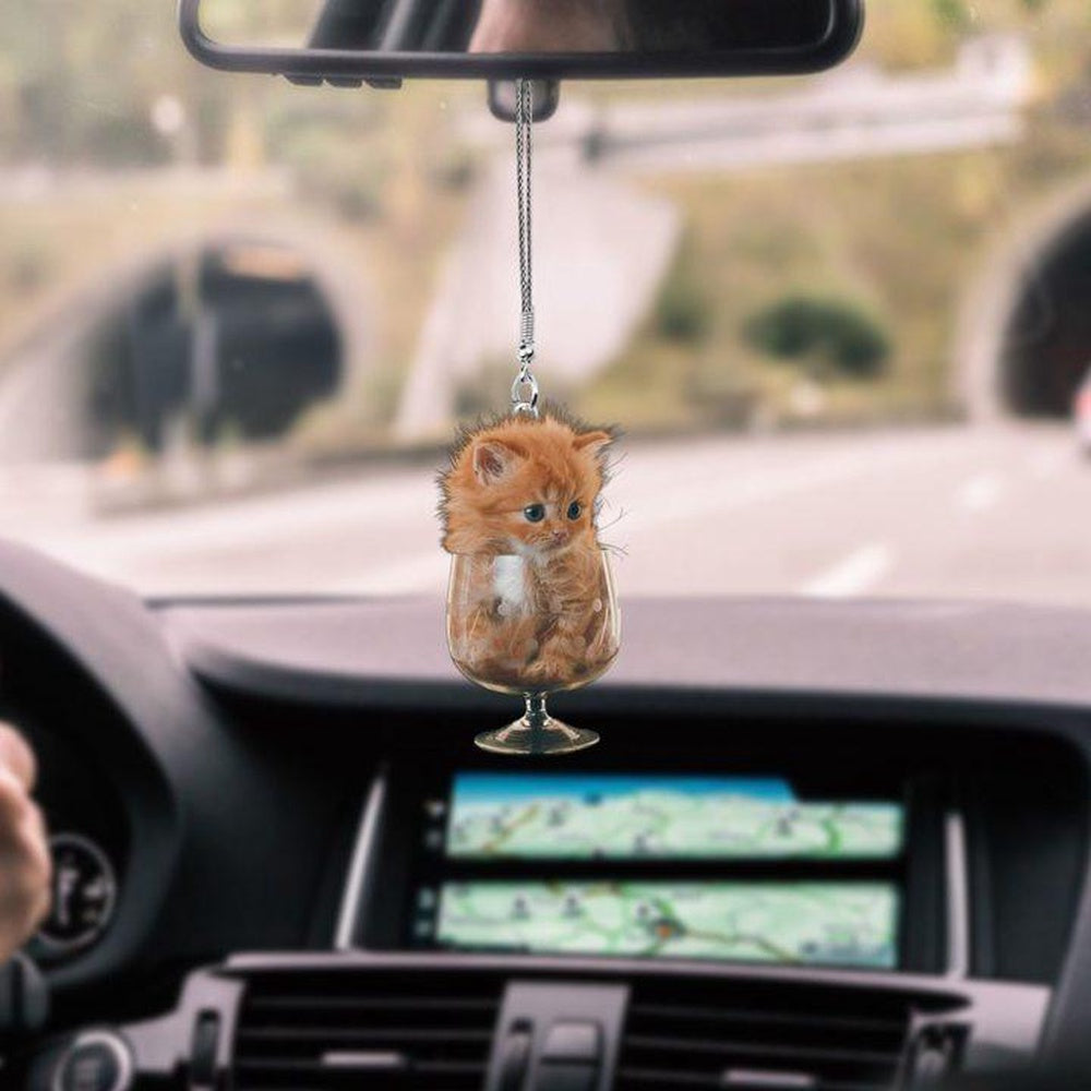 Transform Your Car With Charming Cat Hanging Ornaments, Cat Ornament Car Decor, Car Ornaments