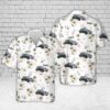 1940 Buick Super Series 50 Touring Sedan Model 51 US Army Air Force Staff Car Hawaiian Shirt, US Army Hawaiian Shirt, Military Aloha Shirt