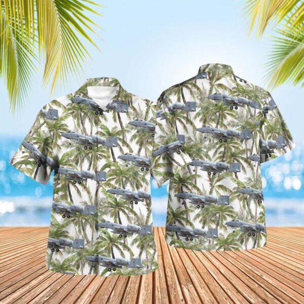 Idaho Air National Guard 124th Fighter Wing Fairchild A-10C Thunderbolt II Hawaiian Shirt, Air Force Aloha Shirt, Military Hawaiian Shirt