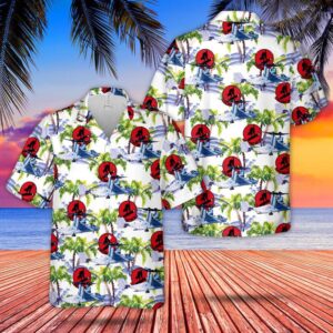 US Air Force 413th Flight Test Squadron CV-22 Osprey Hawaiian Shirt, Air Force Aloha Shirt, Military Hawaiian Shirt