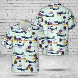 US Air Force 67th Special Operations Squadron MC-130J Commando II Hawaiian Shirts, Air Force Aloha Shirt, Military Hawaiian Shirt