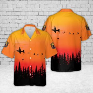 US Air Force 71st Rescue Squadron Hawaiian Shirts, Air Force Aloha Shirt, Military Hawaiian Shirt