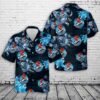 US Air Force 801st RED HORSE Training Squadron Hawaiian Shirt, Air Force Aloha Shirt, Military Hawaiian Shirt