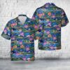 US Air Force A-10A Thunderbolt II 81st TFW, 91st TFS Blue Streaks, WR81-0962, RAF Woodbridge, UK - cca 1990 Hawaiian Shirt
