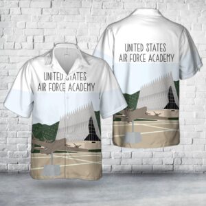 US Air Force Academy Hawaiian Shirt, Air Force Aloha Shirt, Military Hawaiian Shirt