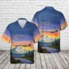 US Air Force B-1B Lancer 7th BW, 28th BS Thunderbirds, DY86-0133 Memphis Belle. Dyess AFB, TX - 1996 Hawaiian Shirt