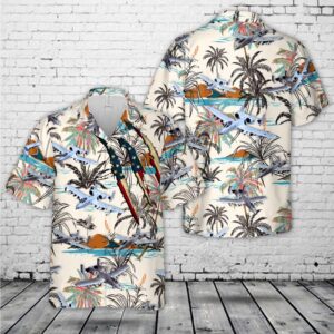 US Air Force Fairchild Republic A-10 Thunderbolt II, 4th Of July Hawaiian Shirts, Air Force Aloha Shirt, Military Hawaiian Shirt