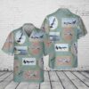 US Air Force General Atomics MQ-9 Reaper Pocket Hawaiian Shirts, Air Force Aloha Shirt, Military Hawaiian Shirt