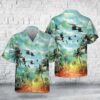 US Army 101st Aviation UH 60 Black Hawk helicopter Pocket Hawaiian Shirt, US Army Hawaiian Shirt, Military Aloha Shirt