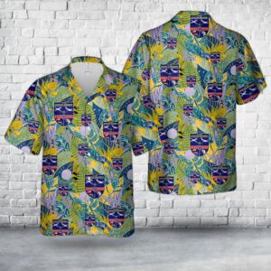 US Army 1-214th Aviation Regiment Hawaiian Shirt, US Army Hawaiian Shirt, Military Aloha Shirt