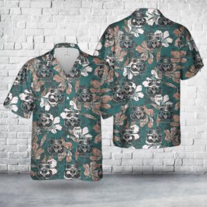 US Army 1509th ABCT Vicenza Italy 1980 Hawaiian Shirt, US Army Hawaiian Shirt, Military Aloha Shirt