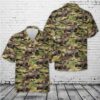 US Army 1943 White M16A2 MGMC Hawaiian Shirt, US Army Hawaiian Shirt, Military Aloha Shirt