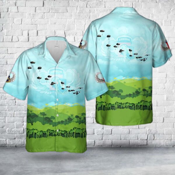 US Army 1st Brigade, 82nd Airborne Division And Allies jump into Swift Response 15 Hawaiian Shirt, US Army Hawaiian Shirt, Military Aloha Shirt