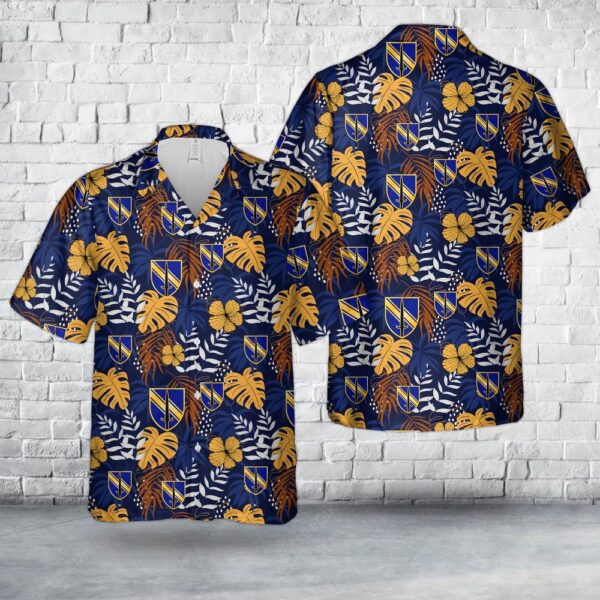 US Army 1st Security Force Assistance Brigade (1st SFAB) Hawaiian Shirt, US Army Hawaiian Shirt, Military Aloha Shirt
