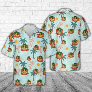 US Army 2nd Battalion, 1st Air Defense Artillery Regiment Hawaiian Shirt, US Army Hawaiian Shirt, Military Aloha Shirt