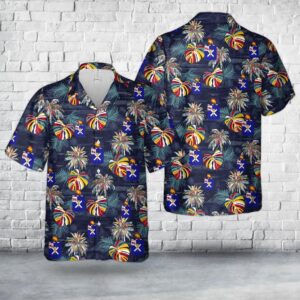 US Army 32nd Infantry Regiment The Queen's Own Hawaiian Shirt, US Army Hawaiian Shirt, Military Aloha Shirt