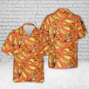 US Army 42nd Field Artillery Regiment (United States) Hawaiian Shirt, US Army Hawaiian Shirt, Military Aloha Shirt