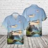 US Army 4th Batt, 123rd Reg, Sugar Bears North CH-47 Hawaiian Shirts, US Army Hawaiian Shirt, Military Aloha Shirt