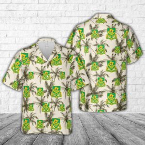US Army 709th Military Police Battalion Hawaiian Shirt, US Army Hawaiian Shirt, Military Aloha Shirt