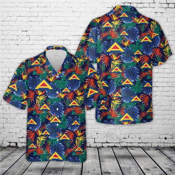 US Army 7th Army Hawaiian Shirt, US Army Hawaiian Shirt, Military Aloha Shirt