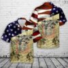 US Army 82nd Airborne Hawaiian Shirt, US Army Hawaiian Shirt, Military Aloha Shirt