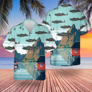 US Army A-29PBO-1 Hudson Hawaiian Shirt, US Army Hawaiian Shirt, Military Aloha Shirt