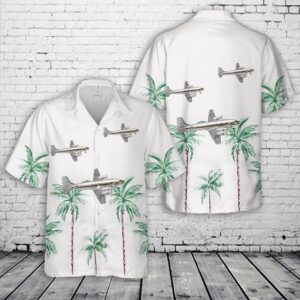 US Army Air Forces Douglas C-54M Skymaster 44-9030 Hawaiian Shirt, US Army Hawaiian Shirt, Military Aloha Shirt
