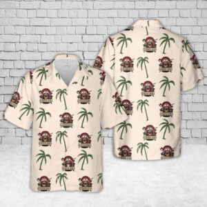 US Army Alpha Company, 86th Expeditionary Signal Battalion Hawaiian Shirt, US Army Hawaiian Shirt, Military Aloha Shirt