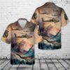 US Army Alpha Troop, 3rd Squadron, 17th Cavalry Regiment AH-64D Apache Hawaiian Shirt, US Army Hawaiian Shirt, Military Aloha Shirt