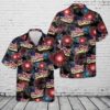 US Army Boeing CH-47 Chinook 4th Of July Hawaiian Shirt, US Army Hawaiian Shirt, Military Aloha Shirt