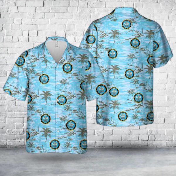 US Army Camp Toombs- Airborne Basic Training Toccoa, Georgia Hawaiian Shirt, US Army Hawaiian Shirt, Military Aloha Shirt