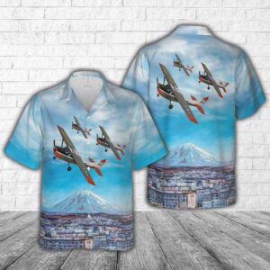 US Army Cessna 172 T-41 Mescalero Hawaiian Shirt, US Army Hawaiian Shirt, Military Aloha Shirt