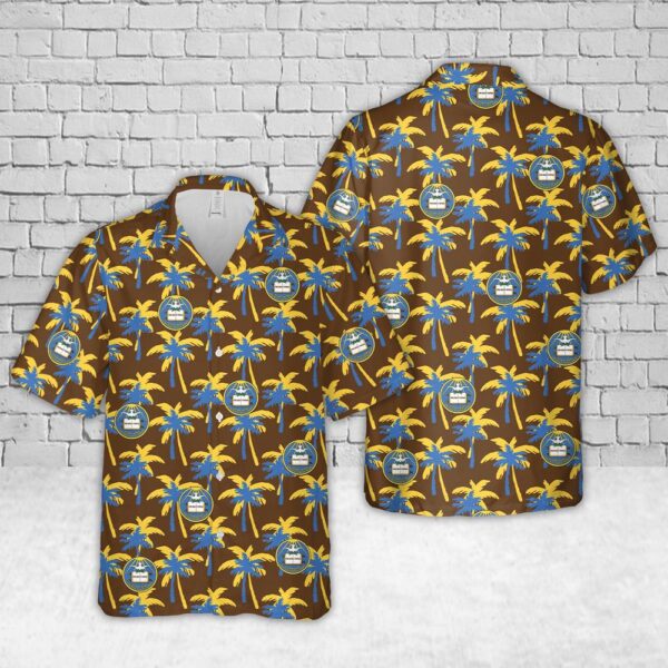 US Army Chaplain Corps (USACC) Branch Plaque Hawaiian Shirt, US Army Hawaiian Shirt, Military Aloha Shirt