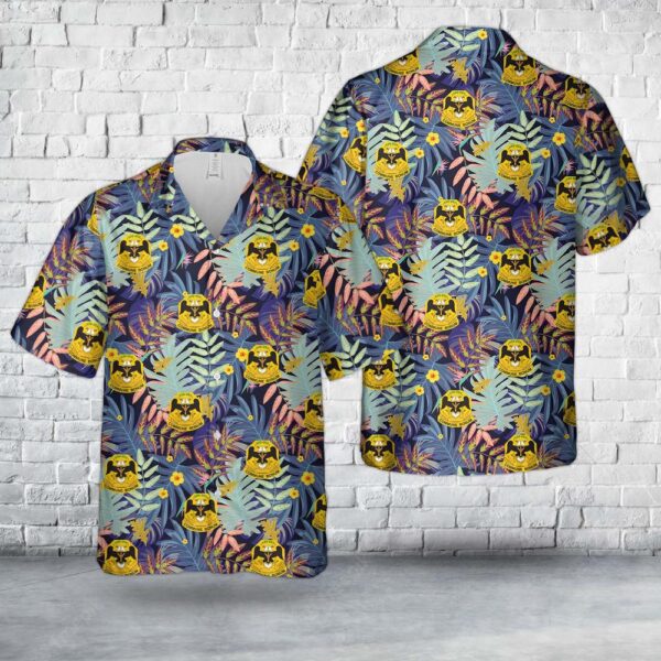 US Army Chemical Materials Activity Hawaiian Shirt, US Army Hawaiian Shirt, Military Aloha Shirt