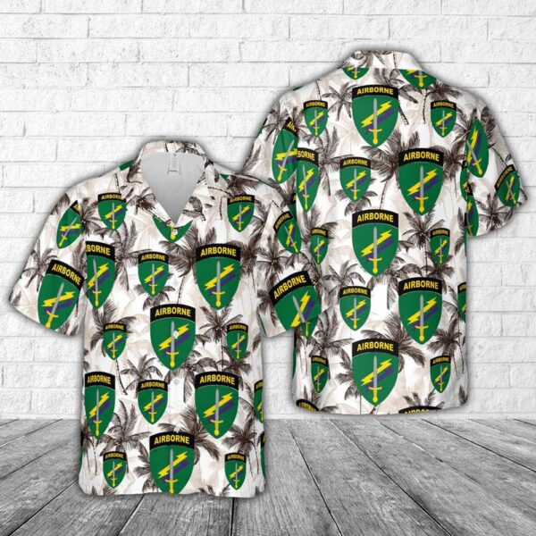 US Army Civil Affairs and Psychological Operations Command (Airborne) Hawaiian Shirts, US Army Hawaiian Shirt, Military Aloha Shirt