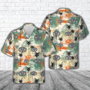 US Army Combat Medical Badge (2nd Award) Hawaiian Shirt, US Army Hawaiian Shirt, Military Aloha Shirt