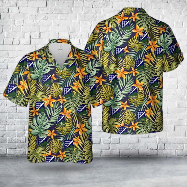 US Army E Company, 2nd Battalion, 506th Parachute Infantry Regiment, 101st Airborne Division (Air Assault) Hawaiian Shirt