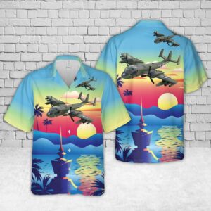 US Army Grumman OV-1A Mohawk Hawaiian Shirt, US Army Hawaiian Shirt, Military Aloha Shirt
