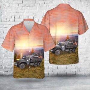 US Army Gun Truck KING COBRA Hawaiian Shirt, US Army Hawaiian Shirt, Military Aloha Shirt